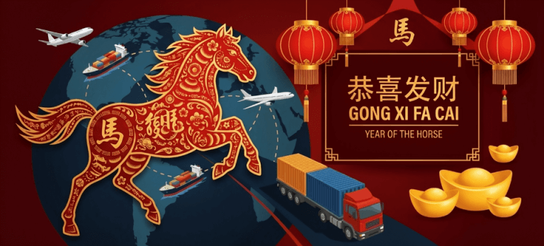 Year of the Horse China UK Shipping